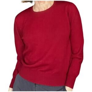 Vintage Rodier dark red wool sweater small